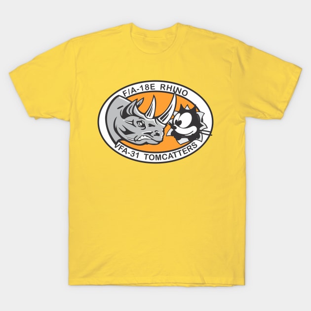 VFA-31 Tomcatters - Rhino T-Shirt by MBK